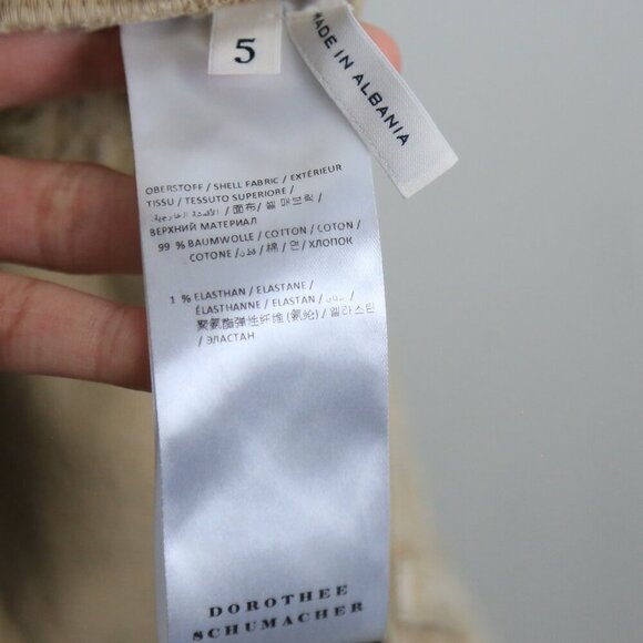 Dorothee Schumacher Blurry Blooming Denim Pants Size 5 - Picture 7 of 8